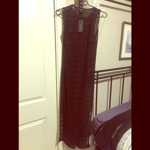 Dynamite lace sleeveless bodycon dress